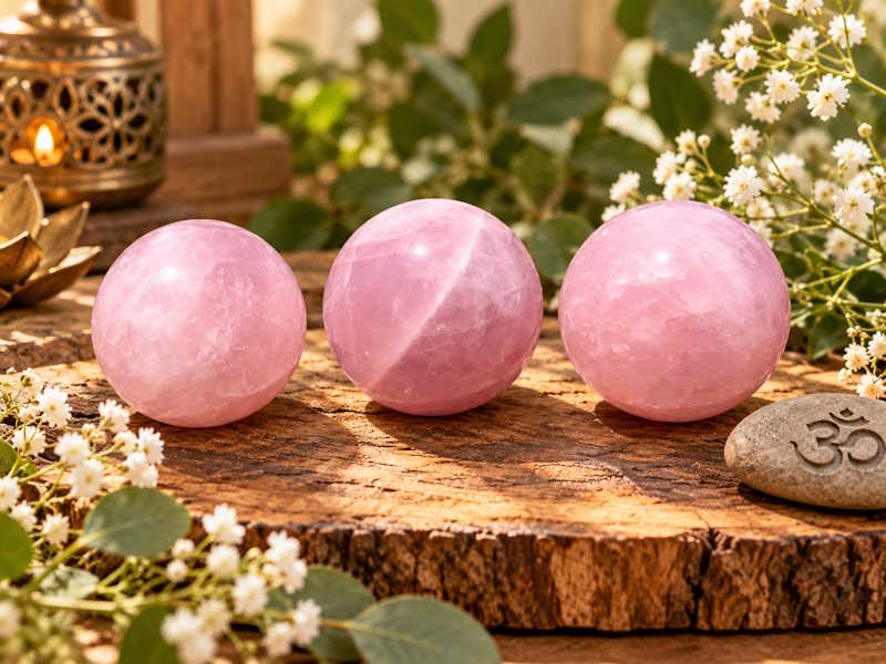 Esfera Cuarzo Rosa